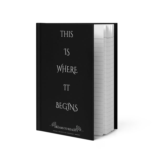 This Is Where It Begins - Hardcover journal